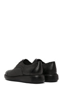 Men's Black Lace-up Leather Casual Shoes | Derimod Men's Black Lace-up Leather Casual Shoes | Derimod