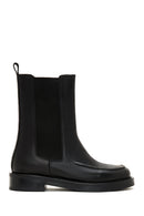 Women's Black Leather Chelsea Boots | Derimod Women's Black Leather Chelsea Boots | Derimod
