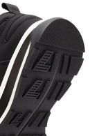 Erkek Siyah Kalın Tabanlı Kumaş Sneaker | Derimod Erkek Siyah Kalın Tabanlı Kumaş Sneaker | Derimod