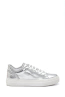 Women's Leather Metallic Sneaker | Derimod Women's Leather Metallic Sneaker | Derimod