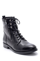Women's Leather Zipper Detailed Boots | Derimod Women's Leather Zipper Detailed Boots | Derimod