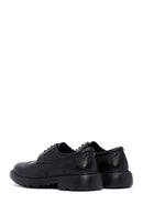 Men's Black Lace-Up Thick-Soled Leather Casual Shoe | Derimod Men's Black Lace-Up Thick-Soled Leather Casual Shoe | Derimod