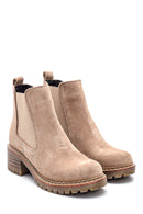 Women's Leather Suede Chelsea Boots | Derimod Women's Leather Suede Chelsea Boots | Derimod