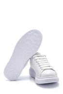 Women's White Thick Soled Sneaker | Derimod Women's White Thick Soled Sneaker | Derimod