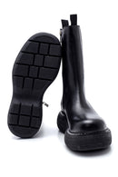 Women's Leather Thick Soled Long Chelsea Boots | Derimod Women's Leather Thick Soled Long Chelsea Boots | Derimod
