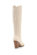 Women's Leather Heeled Boots | Derimod Women's Leather Heeled Boots | Derimod