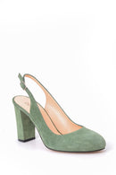 Women's Suede Heeled Shoes | Derimod Women's Suede Heeled Shoes | Derimod
