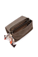Woman Mink Suede Crossbody Bag | Derimod Woman Mink Suede Crossbody Bag | Derimod