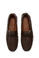 Men's Leather Printed Loafer | Derimod Men's Leather Printed Loafer | Derimod