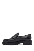 Derimod Gritti Woman Black Leather Masculine Loafer | Derimod Derimod Gritti Woman Black Leather Masculine Loafer | Derimod