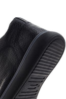 Men's Black Leather Zippered Sports Boots | Derimod Men's Black Leather Zippered Sports Boots | Derimod