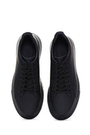 Erkek Siyah Deri Sneaker | Derimod Erkek Siyah Deri Sneaker | Derimod