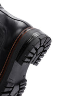 Woman Black Thick Sole Leather Chelsea Boots | Derimod Woman Black Thick Sole Leather Chelsea Boots | Derimod