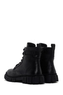 Men's Black Zippered Leather Casual Boots | Derimod Men's Black Zippered Leather Casual Boots | Derimod