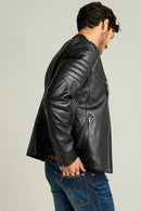 New Bosh Men's Leather Jacket | Derimod New Bosh Men's Leather Jacket | Derimod