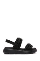 Women's Black Thick Soled Sandals | Derimod Women's Black Thick Soled Sandals | Derimod