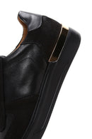 Erkek Siyah Deri Sneaker | Derimod Erkek Siyah Deri Sneaker | Derimod