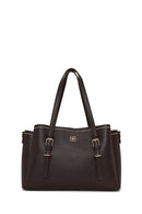 Woman Brown Long-Strap Shoulder Bag | Derimod Woman Brown Long-Strap Shoulder Bag | Derimod