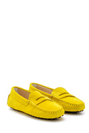 Kadın Süet Deri Casual Loafer | Derimod Kadın Süet Deri Casual Loafer | Derimod