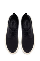Men's Black Lace-Up Thick-Soled Leather Casual Shoes | Derimod Men's Black Lace-Up Thick-Soled Leather Casual Shoes | Derimod