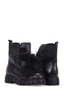 Women's Hairy Leather Boots | Derimod Women's Hairy Leather Boots | Derimod
