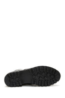 Women's Black Leather Zippered Boots | Derimod Women's Black Leather Zippered Boots | Derimod