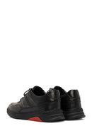 Men's Black Lace-up Leather Sneaker | Derimod Men's Black Lace-up Leather Sneaker | Derimod