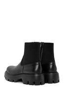 Erkek Siyah Kalın Tabanlı Deri Casual Bot | Derimod Erkek Siyah Kalın Tabanlı Deri Casual Bot | Derimod
