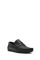 Men's Black Leather Casual Loafer | Derimod Men's Black Leather Casual Loafer | Derimod