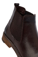 Male Brown Leather Chelsea Boots | Derimod Male Brown Leather Chelsea Boots | Derimod