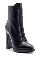 Women's Heeled Leather Boots | Derimod Women's Heeled Leather Boots | Derimod