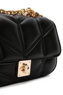 Women's Black Long Strap Crossbody Bag | Derimod Women's Black Long Strap Crossbody Bag | Derimod