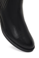 Women's Black Leather Chelsea Boot | Derimod Women's Black Leather Chelsea Boot | Derimod