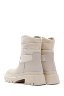 Women's Beige Thick Soled Casual Boots | Derimod Women's Beige Thick Soled Casual Boots | Derimod