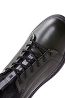 Erkek Haki Deri Casual Sneaker | Derimod Erkek Haki Deri Casual Sneaker | Derimod