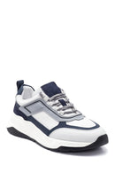 Men's Leather Stripe Detailed Sneaker | Derimod Men's Leather Stripe Detailed Sneaker | Derimod
