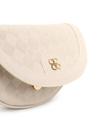 Woman Cream Long-Strap Printed Mini Crossbody Bag | Derimod Woman Cream Long-Strap Printed Mini Crossbody Bag | Derimod