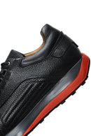Erkek Siyah Deri Sneaker | Derimod Erkek Siyah Deri Sneaker | Derimod