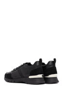 Kadın Siyah Bağcıklı Deri Sneaker | Derimod Kadın Siyah Bağcıklı Deri Sneaker | Derimod