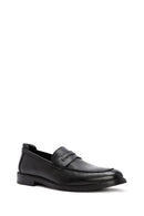 Erkek Siyah Deri Klasik Loafer | Derimod Erkek Siyah Deri Klasik Loafer | Derimod