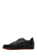 Men's Black Leather Casual Sneaker | Derimod Men's Black Leather Casual Sneaker | Derimod