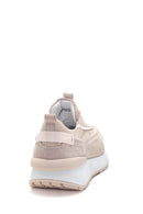 Kadın Deri Süet Yüksek Taban Sneaker | Derimod Kadın Deri Süet Yüksek Taban Sneaker | Derimod