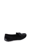 Women's Suede Loafer with Buckle | Derimod Women's Suede Loafer with Buckle | Derimod