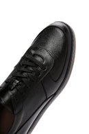 Men's Black Leather Casual Sneaker | Derimod Men's Black Leather Casual Sneaker | Derimod