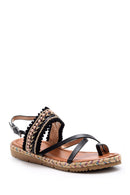 Women's Embroidered Sandals | Derimod Women's Embroidered Sandals | Derimod