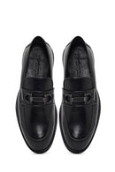 Erkek Siyah Tokalı Deri Loafer | Derimod Erkek Siyah Tokalı Deri Loafer | Derimod