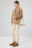 Vald'isere Kadın Camel Teddy Mont | Derimod Vald'isere Kadın Camel Teddy Mont | Derimod