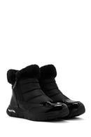 Skechers Women's Black Arch Fit Smooth - Cool Puff Patent Leather Thick Soled Boots | Derimod Skechers Women's Black Arch Fit Smooth - Cool Puff Patent Leather Thick Soled Boots | Derimod