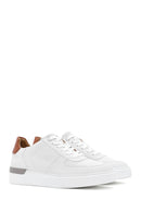 Erkek Beyaz Deri Sneaker | Derimod Erkek Beyaz Deri Sneaker | Derimod