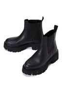 Women's Black Thick Soled Chelsea Boots | Derimod Women's Black Thick Soled Chelsea Boots | Derimod